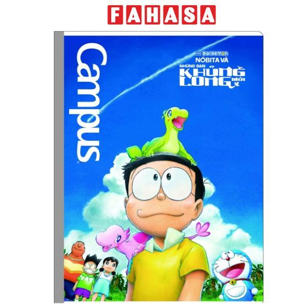 Tập Doraemon Nobita's New Dinosaur - 4 Ô Ly 48 Trang ĐL 120g/m2 - Campus NB-BDND48 (Mẫu Màu Giao Ngẫu Nhiên)