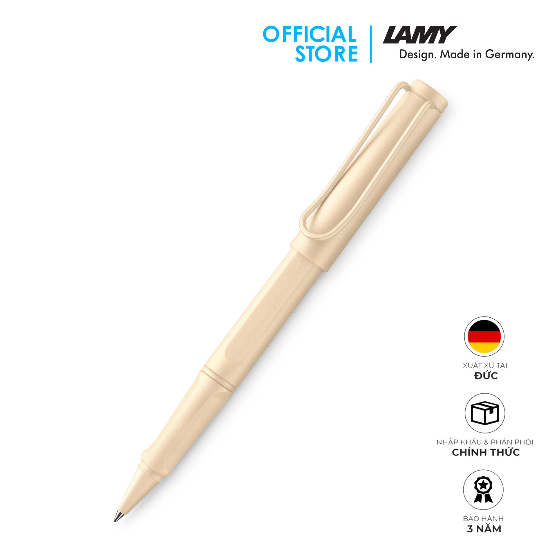 Bút bi nước LAMY Safari Cream (Limited Edition 2022)