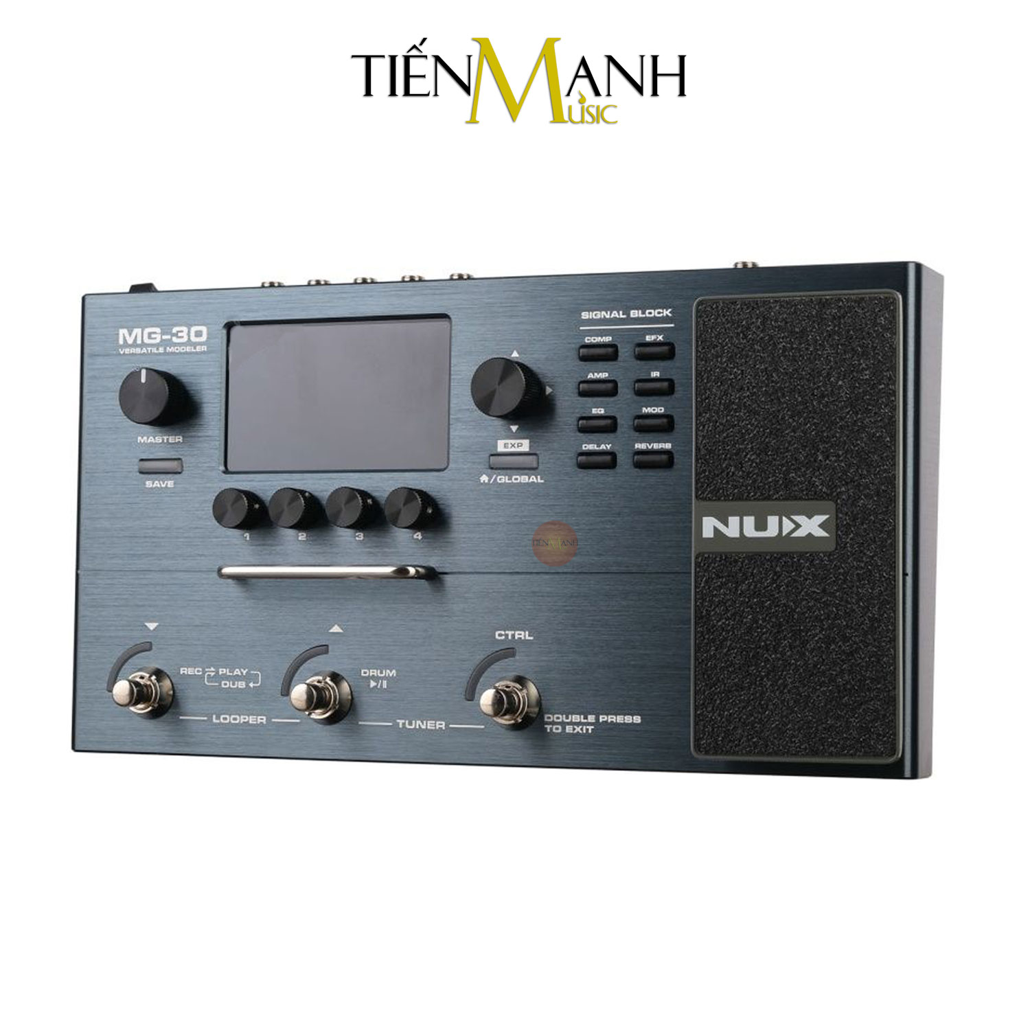 Phơ Đàn Guitar Nux MG30 Multi Effects - Bàn Đạp Fuzz Pedals MG-30 Hàng Chính Hãng