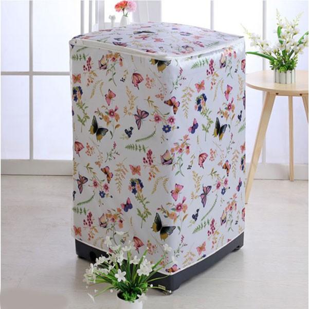 Áo Trùm Máy Giặt Cửa Trước 7-8kg Vải Satin Chống Nước ,Bụi , Nắng, Rách Bền Đẹp