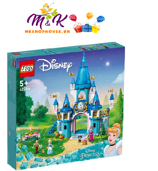 Đồ Chơi LEGO Lâu Đài Công Chúa Lọ Lem Và Hoàng Tử 43206