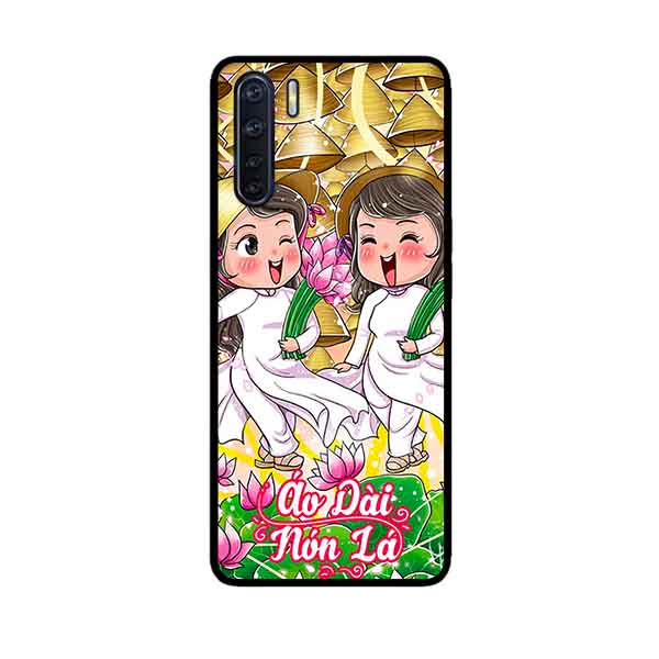 Hình ảnh Ốp Lưng in cho Oppo A91 Mẫu Nền SG6 - Hàng Chính Hãng