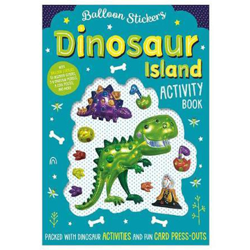 Balloon Sticker Activity Books - Dinosaur Island
