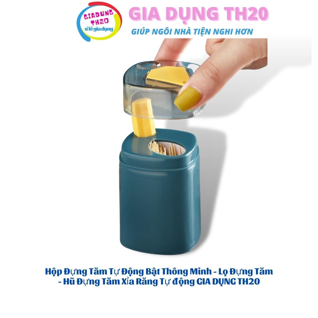 Hộp Đựng Tăm Tự Động Bật Thông Minh , Lọ Đựng Tăm - Hũ Đựng Tăm Xỉa Răng Tự động