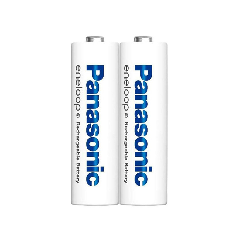 Vỉ 2 viên pin sạc AA Panasonic 1900mAh BK-3MCC/2 phiên bản nội địa box Nhật, pin sạc AA máy ảnh, pin tiểu AA có thể sạc (Trắng) Hàng Nhập Khẩu