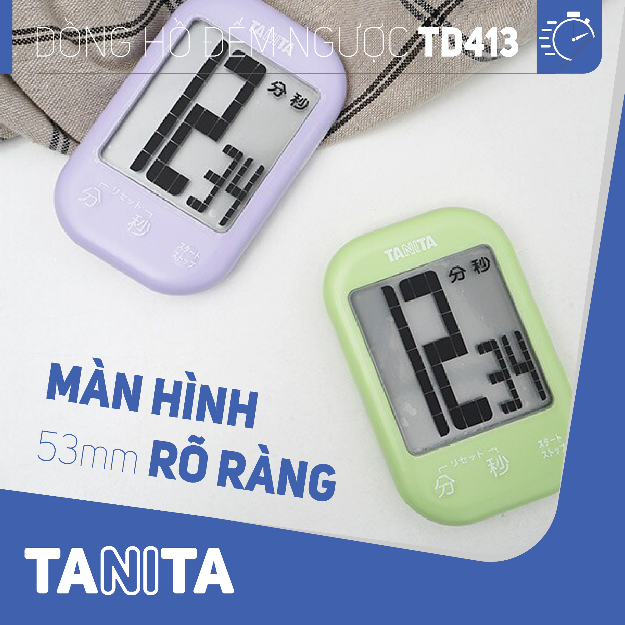 Đồng hồ đếm ngược Tanita TD413 Nhật Bản,Đồng hồ mini đếm ngược bấm giờ,Đồng hồ mini bấm giờ,Đồng hồ hẹn giờ,Đồng hồ bếp,Đồng hồ đếm ngược thời gian,đồng hồ bấm giờ đếm ngược,Đồng hồ điện tử đếm giờ,Đồng hồ điện tử đếm ngược