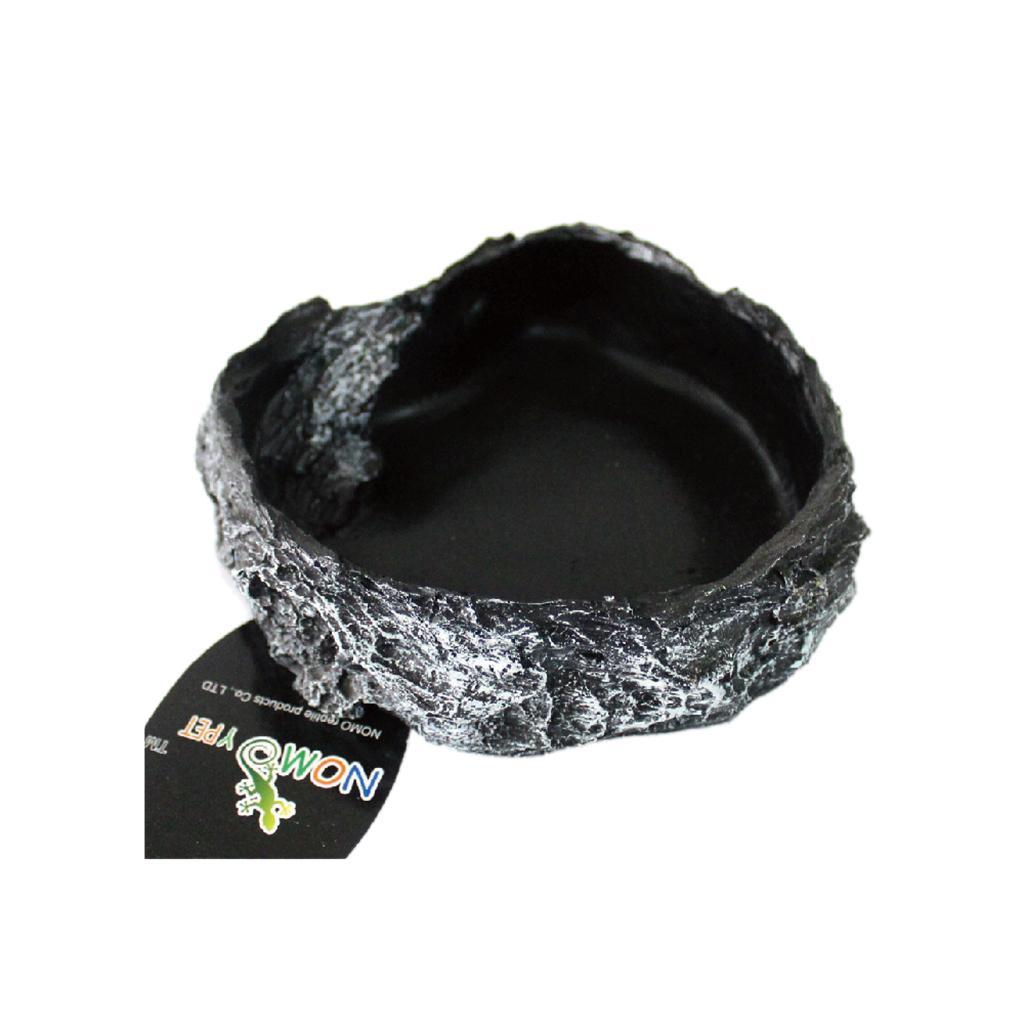 2Pcs Reptile Food Feed Dish Water Bowl for Tortoise Spider