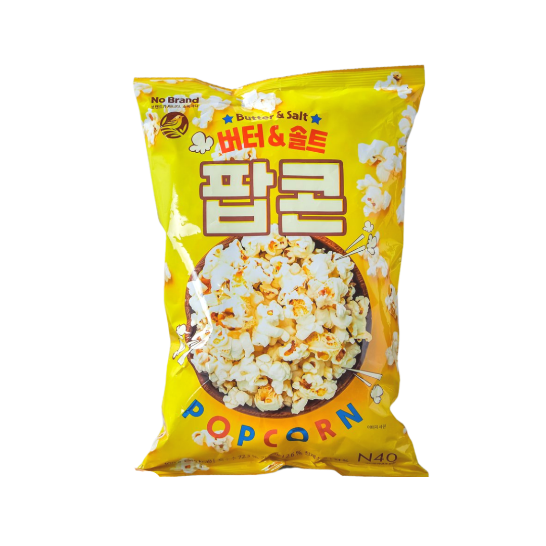 Snack Bắp Rang, Bắp Nổ Ăn Liền Vị Bơ Muối Mặn No Brand 100g