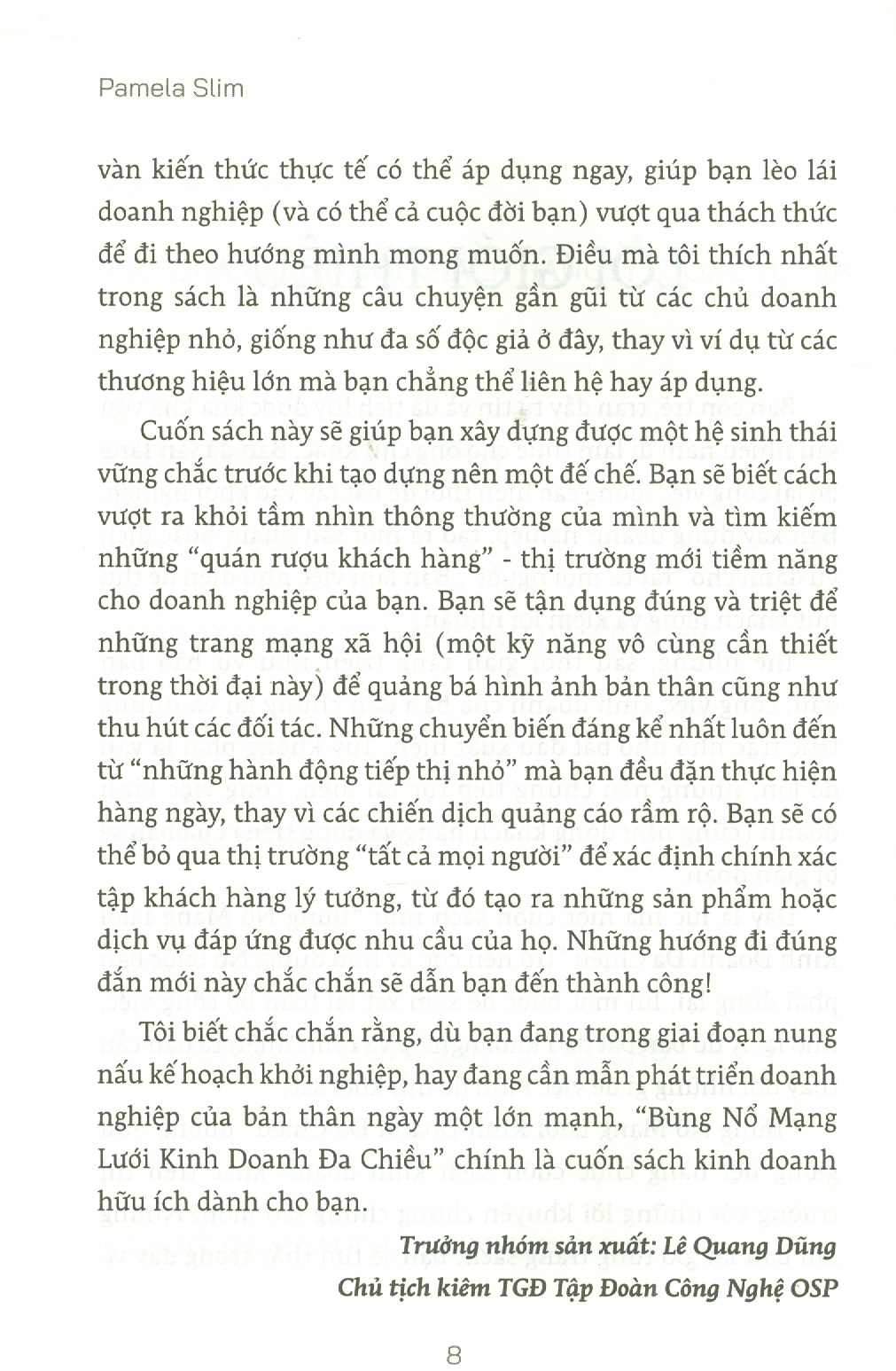 BÙNG NỔ MẠNG LƯỚI KINH DOANH ĐA CHIỀU - Pamela Slim – Thùy Anh dịch – Bách Việt  –NXB Lao Động