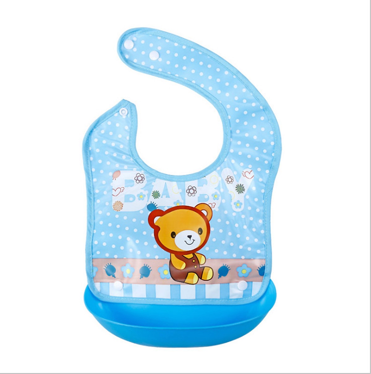 Yếm ăn có máng nhựa - Set 02 Yếm