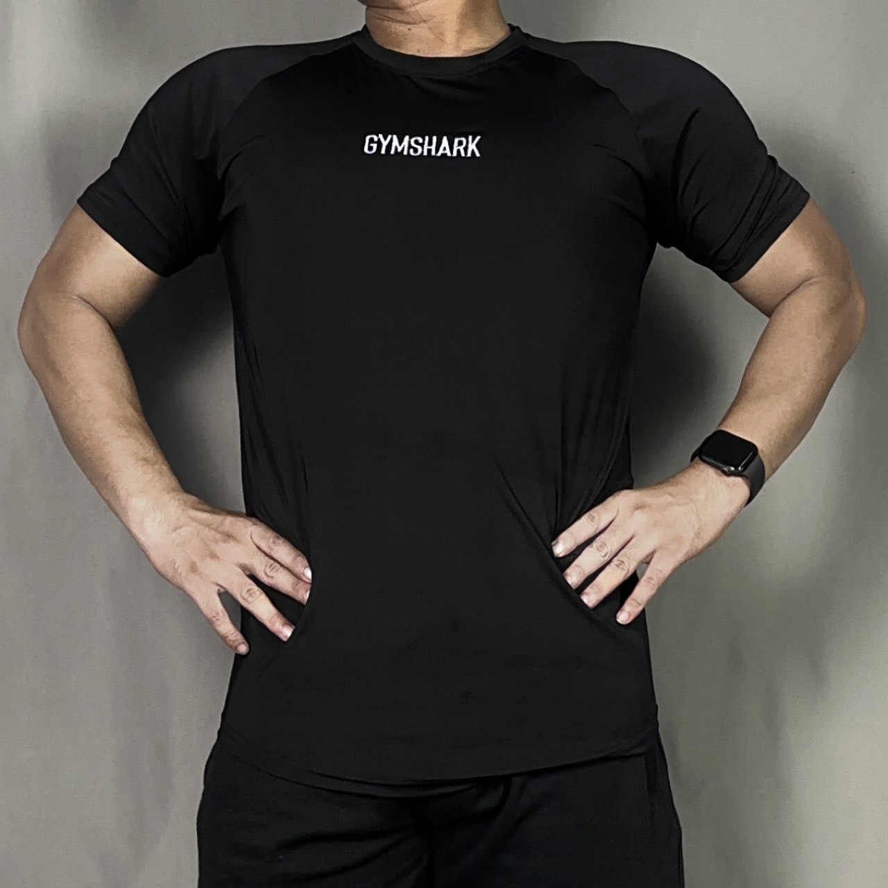 Áo thun lạnh nam tập gym DOGYMSHOP logo thêu, form ôm body đẹp AGTN9