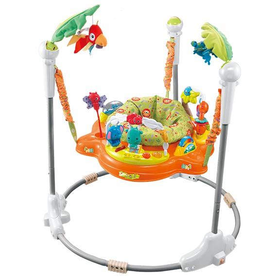 Ghế nhún Konig Kids có đèn, nhạc và thanh đồ chơi KK63568 - KK63569