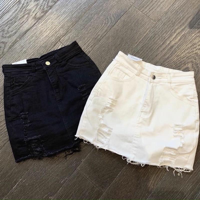 Váy quần kaki lưng cao