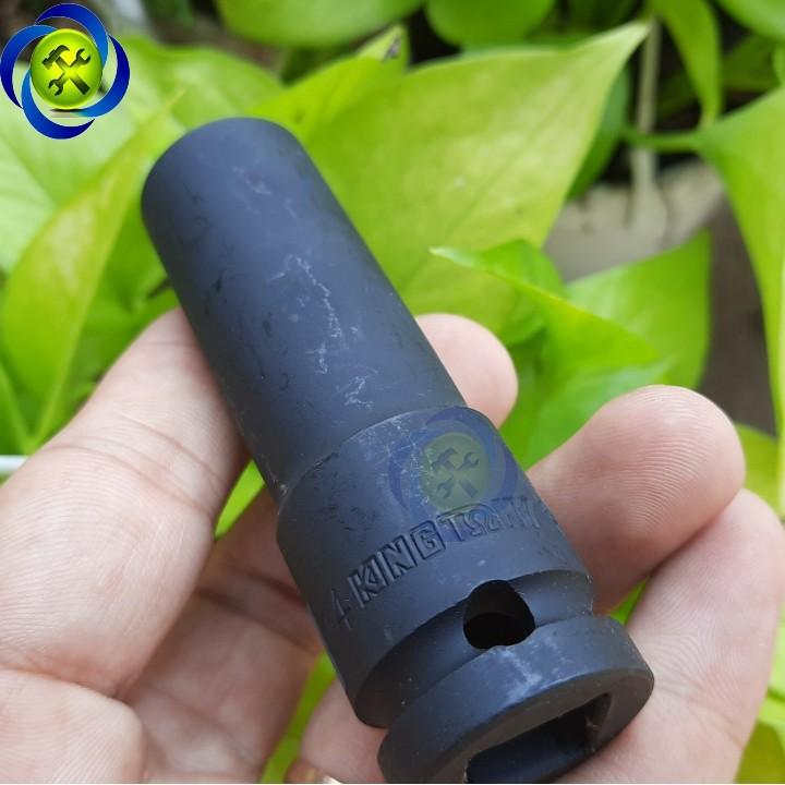 Tuýp 14mm đen dài 80mm Kingtony 443514M loại 1/2 6 cạnh