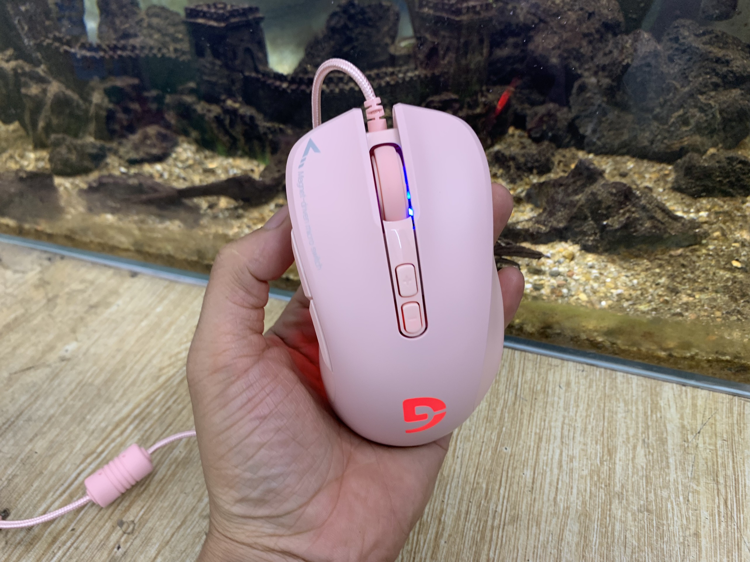 Chuột Gaming Có Dây Fuhlen G90 Pink ( Màu Hồng ) - Hàng Chính Hãng