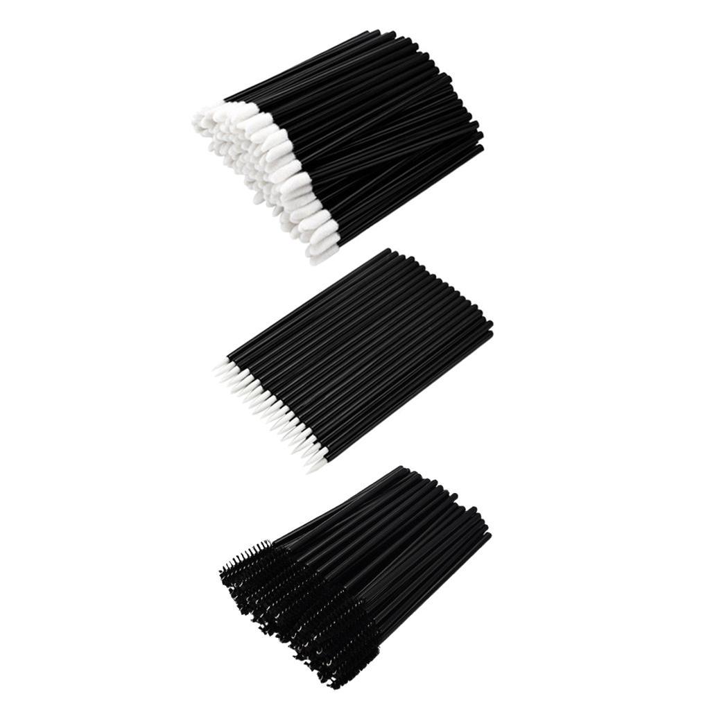Disposable Applicator for Make Up Wands Mascara for Lips Eyeliner - Pink, as