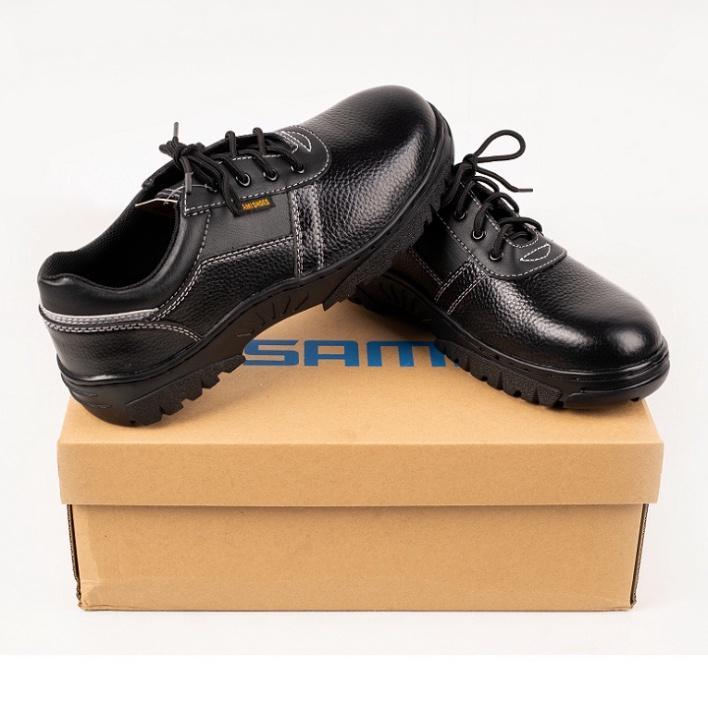 Giày Bảo Hộ Sami 20 Da Chất Lượng Cao, Chống Dập Ngón, Chống Đâm Xuyên