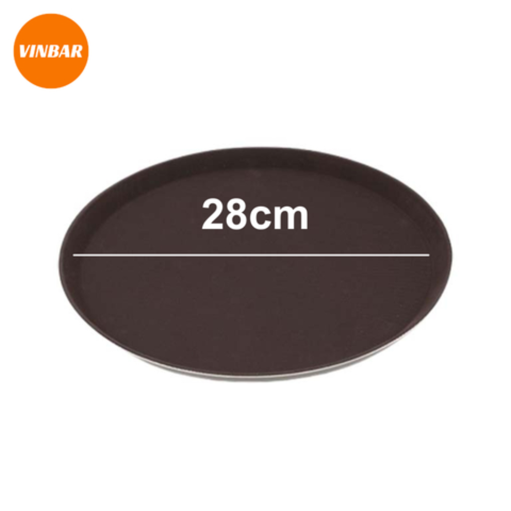 KHAY PHỤC VỤ TRÒN CHỐNG TRƯỢT 28CM 35CM