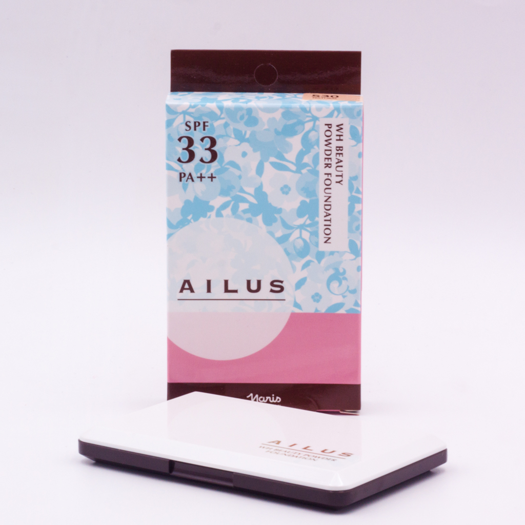 Phấn nền sáng da Naris Ailus WH Beauty Powder Foundation