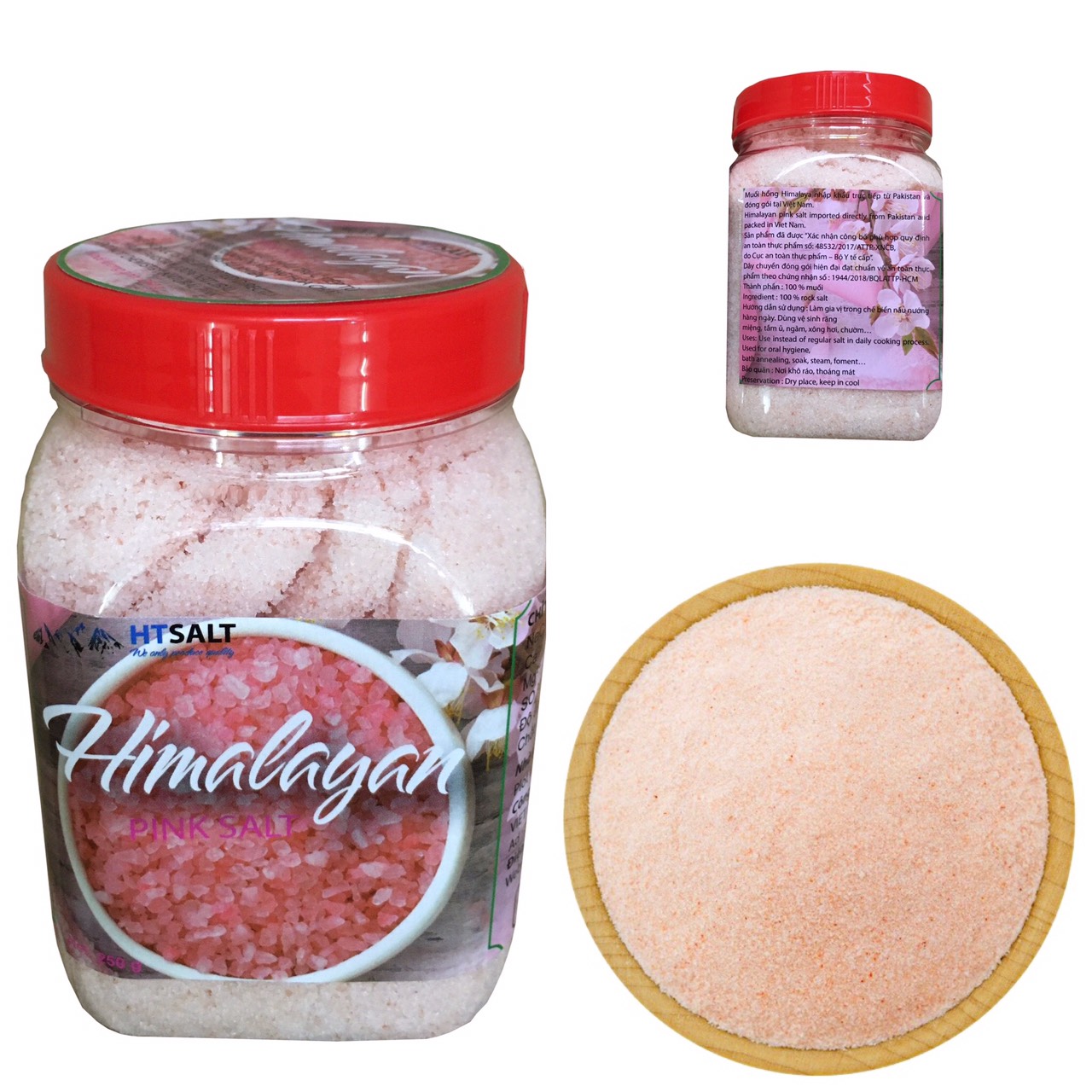 Muối Hồng Himalaya Mịn 0,6mm Nguyên Chất (250g)