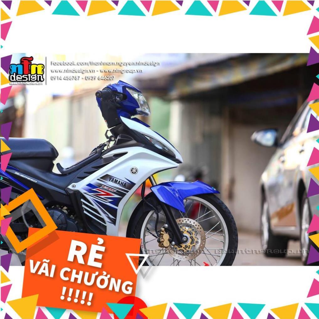 Tem Rời Exciter 135 Mẫu Trắng Xanh GP Chữ Z