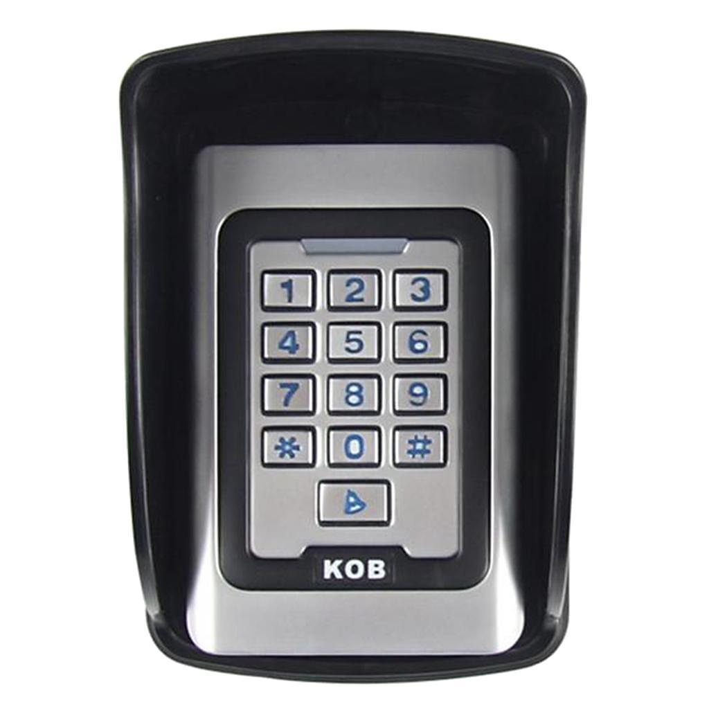 2x Waterproof Protective Case For Digital Fingerprint Access Control Black