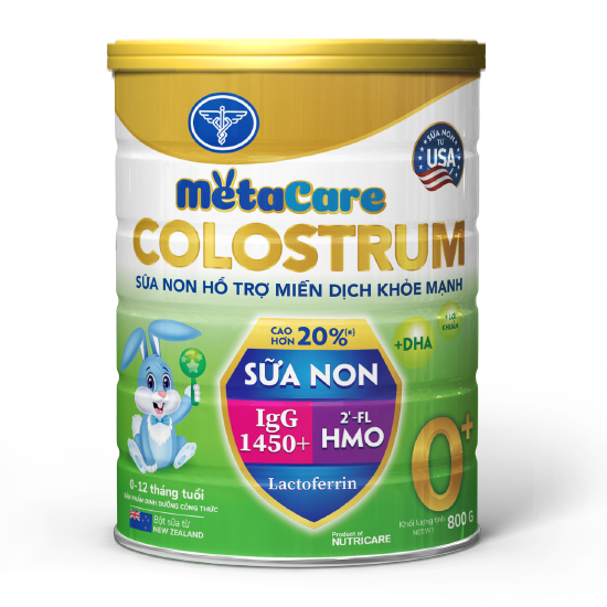 Sữa non Colostrum 0+ lon 800g - sữa non hỗ trợ miễn dịch khoẻ mạnh