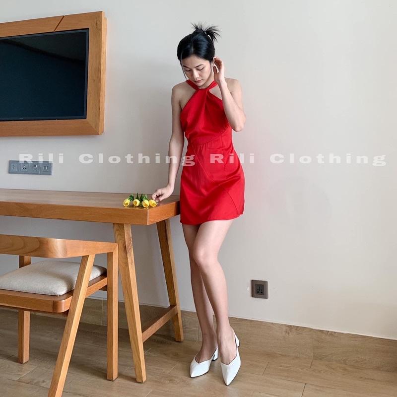 Đầm yếm lụa