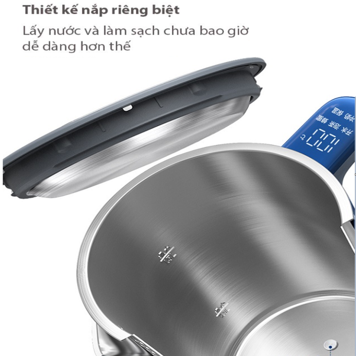 Ấm đun nước siêu tốc điều chỉnh nhiệt độ MR6070 1800W - Dung tích 1.5 lít - Thương hiệu Morphy Richards - HÀNG NHẬP KHẨU