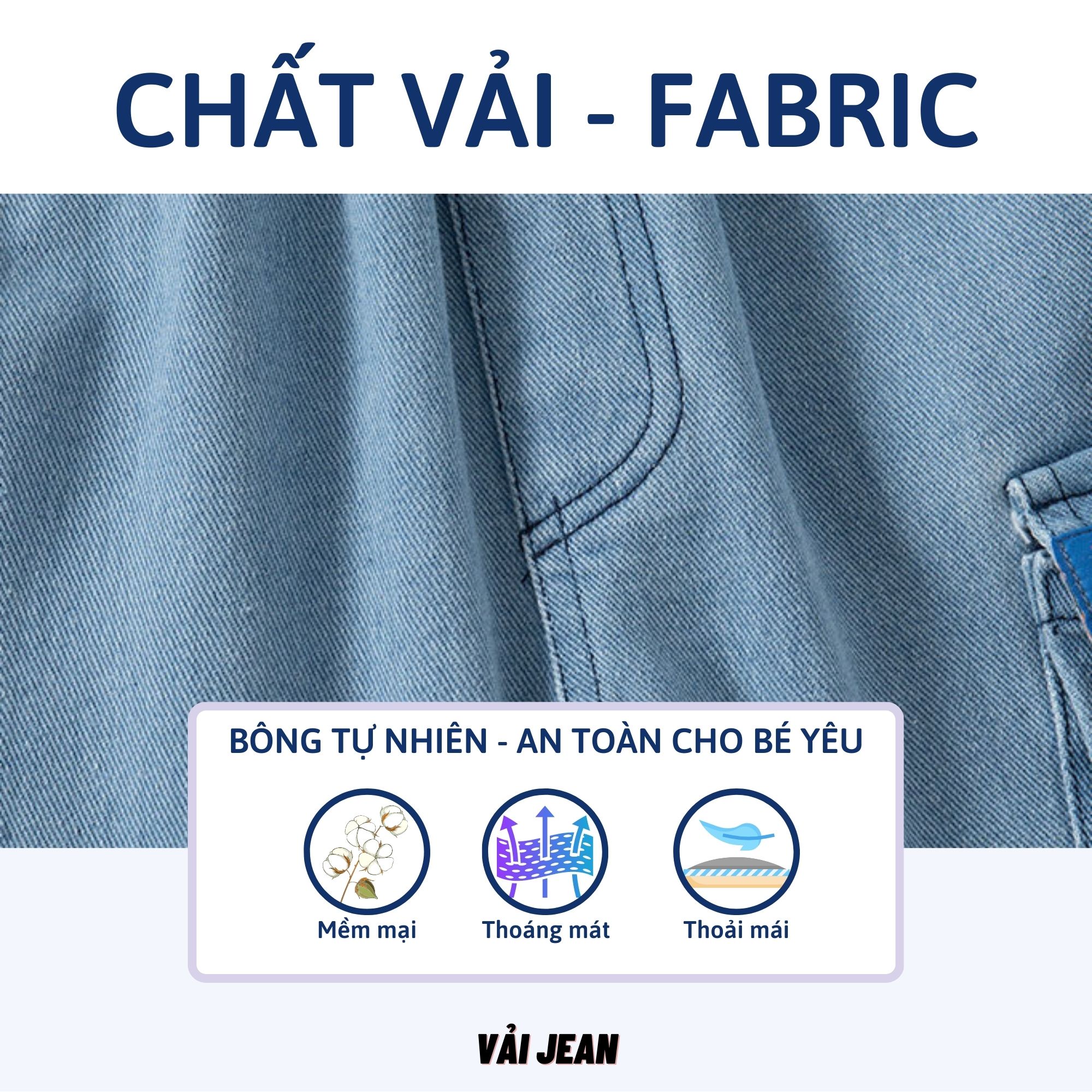 Quần short jean bé trai 27Kids WELLKIDS Quần đùi bò mềm lưng chun nam cho trẻ từ 2-8 tuổi BSJE2