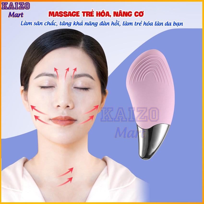 Máy rửa mặt Kaizo Mart công nghệ mới TẶNG QUẤN ĐẦU - BH 06 THÁNG – Rửa mặt – Massage nâng cơ hiệu quả