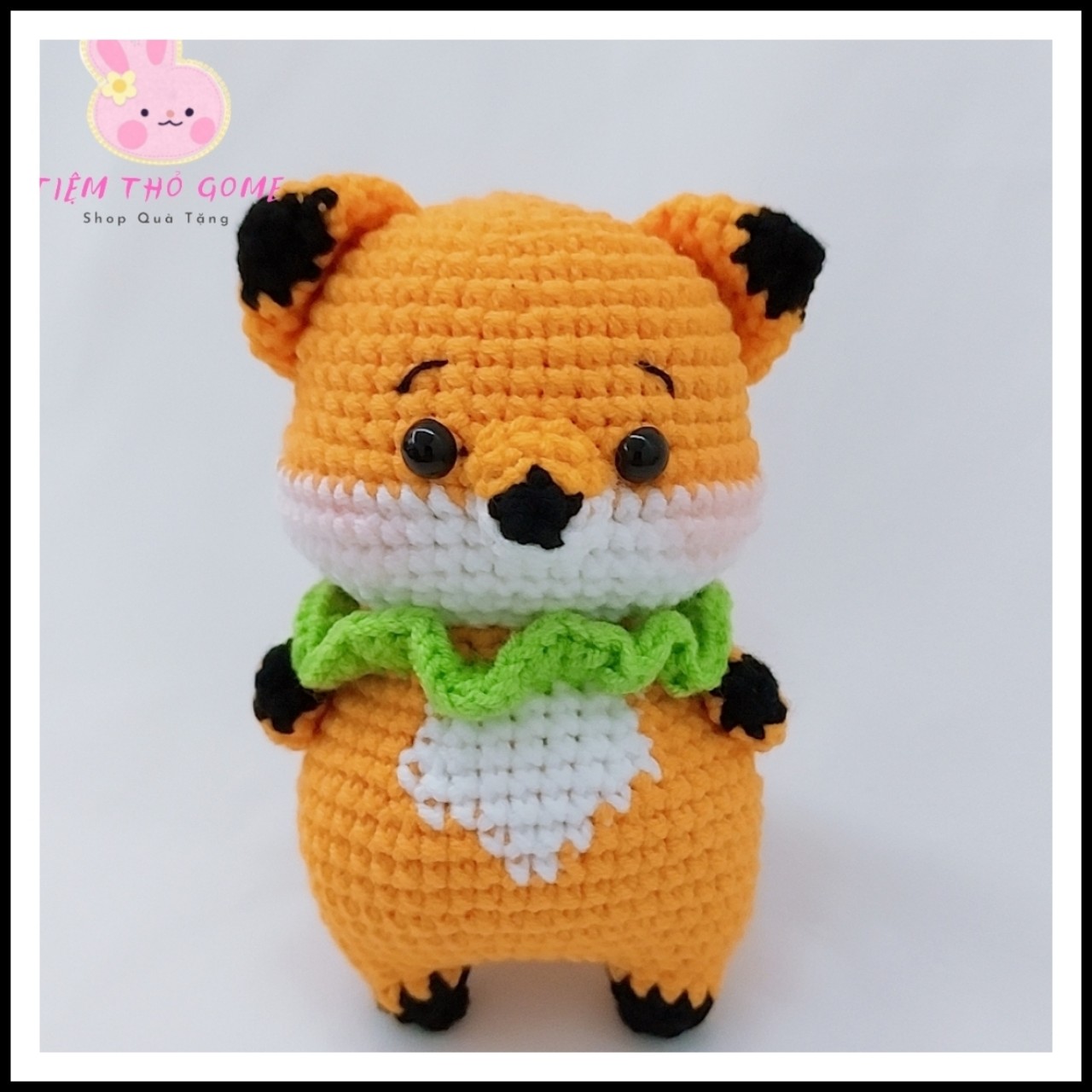 Búp bê nhồi bông, Cáo len nhồi bông handmade