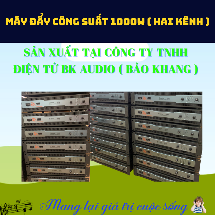 Máy đẩy công suất âm thanh ( máy khuếch đại công suất)