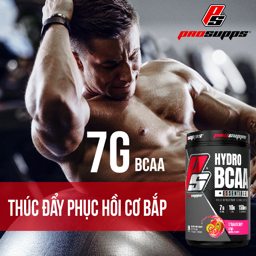 Hydro BCAA  90 Servings ProSupps + 3G EAA Kết Hợp Phục Hồi Cơ - Tăng Sức Bền