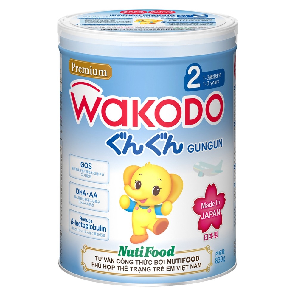 Sữa bột Wakodo số 2 830g