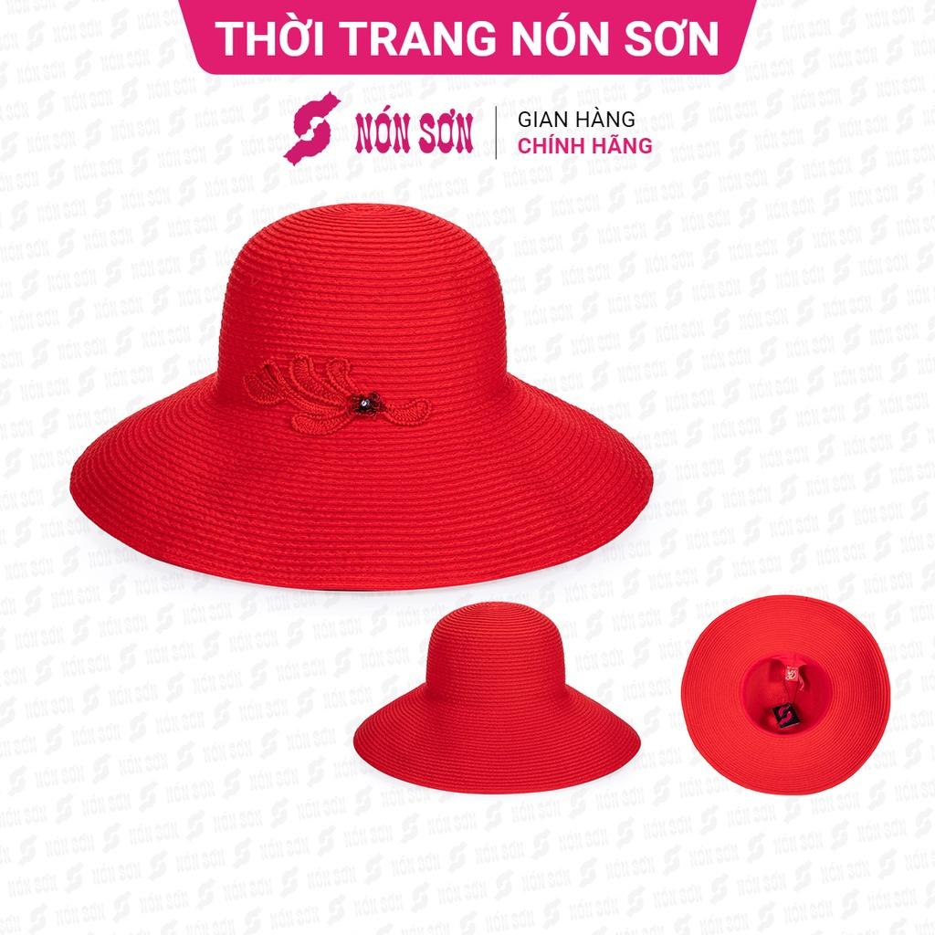 Mũ vành thời trang NÓN SƠN chính hãng XH001-81-ĐO1