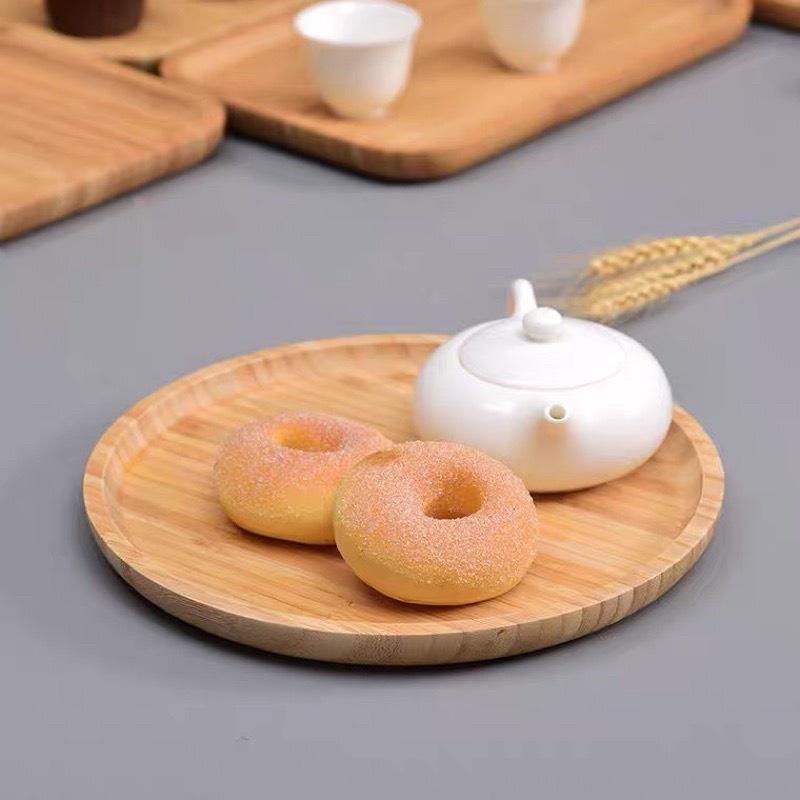 Khay Gỗ Tròn Decor Nhiều Kích Thước Siêu Rẻ
