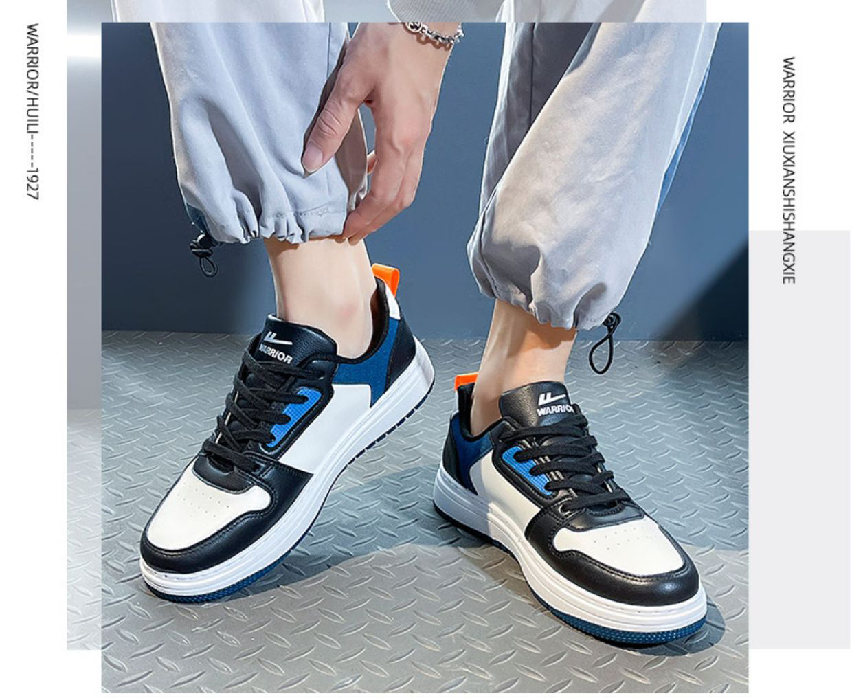 Giày thể thao nam đế êm nhẹ, thoáng khí đế cao su đúc, chống trơn trượt hạn chế mòn – BEE GEE - GNA2047