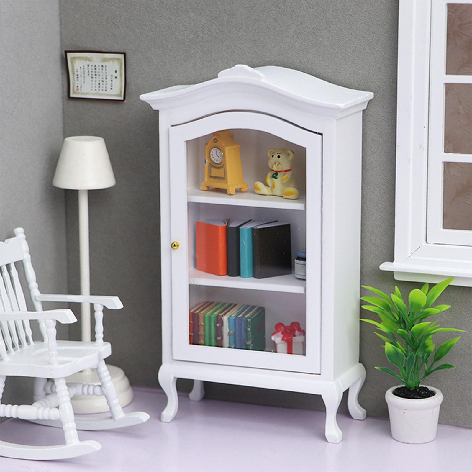 1/12 Dollhouse Display Cabinet Accessories Decoration Dollhouse Furniture