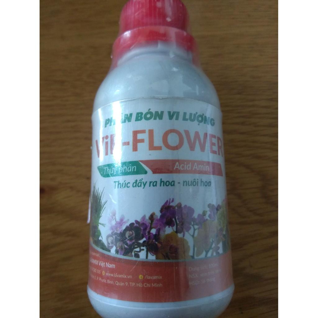 Phân bón vi lượng VIF - FLOWER thúc đẩy ra hoa, nuôi hoa - chai 100 ml