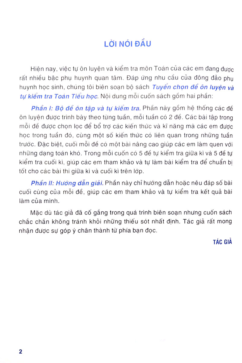 Tuyển Chọn Đề Ôn Luyện Và Tự Kiểm Tra Toán 3_ML