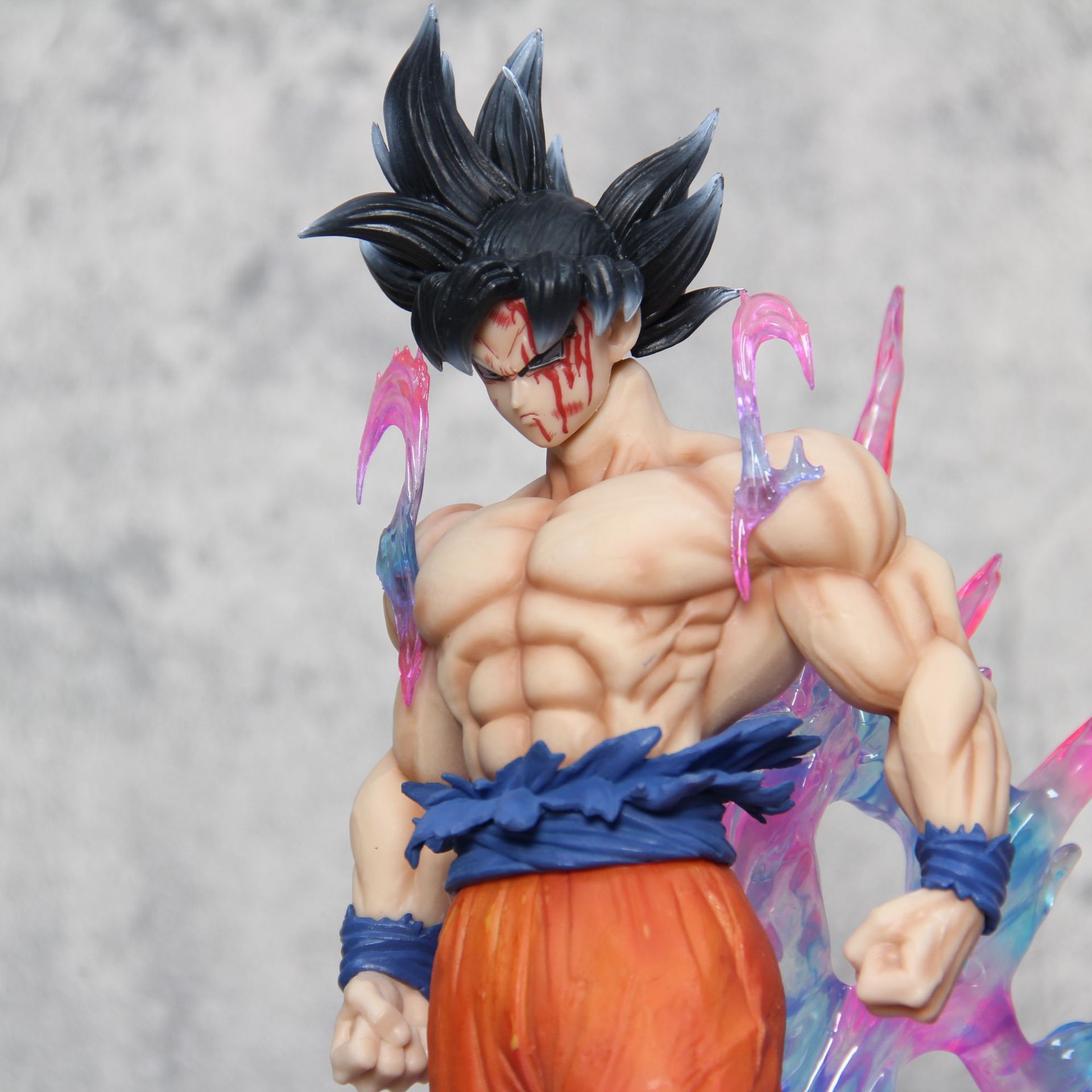 Mô hình lớn figure goku bản năng ultra instinct từ figure class Dragonball Siêu to hiệu ứng vô cực 3 đầu thay thế 2060 8-1