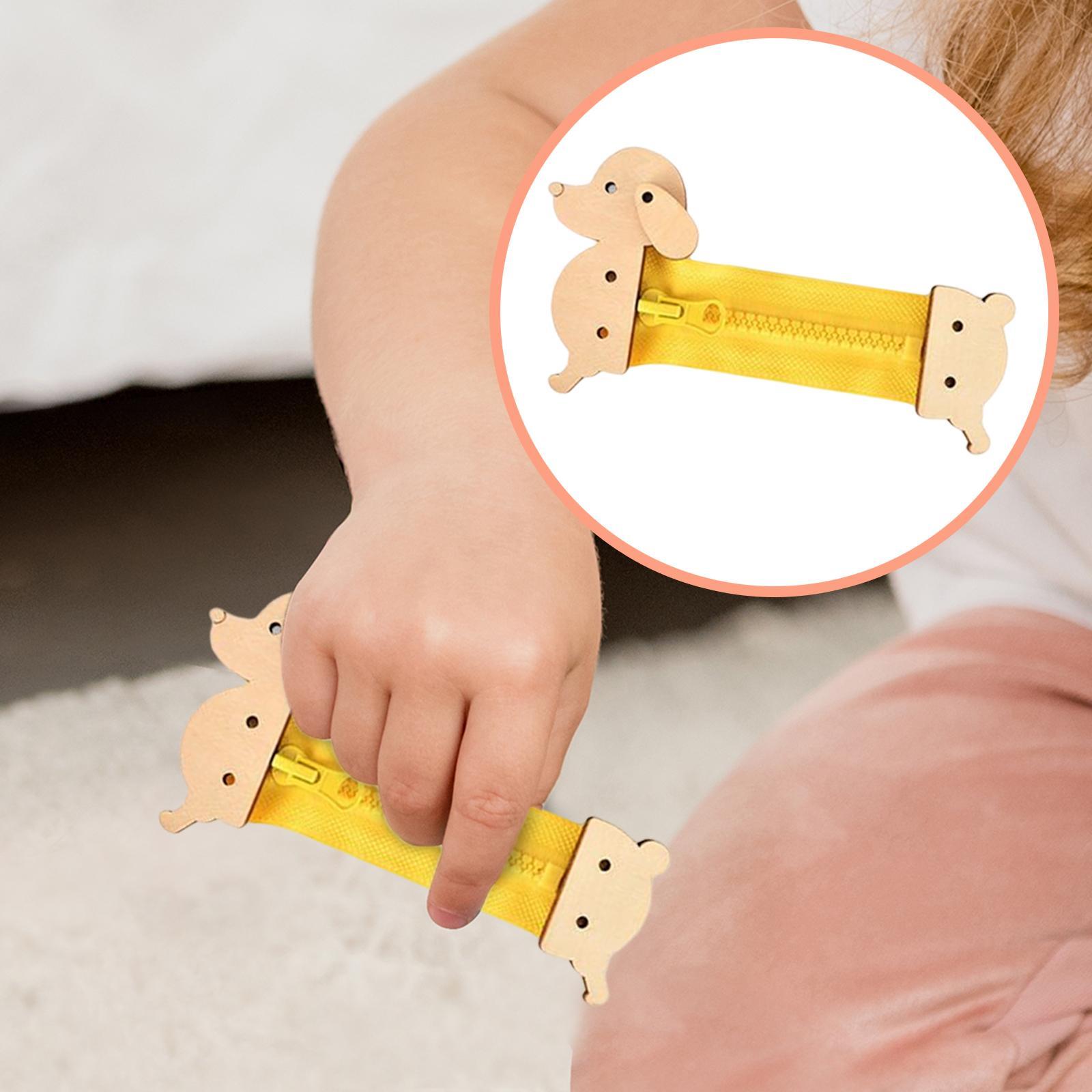 Montessori Sensory Board Accessories Zipper Early Learning Educational Toy Children Busy Board DIY Toy Wood DIY Toy Materials for Children