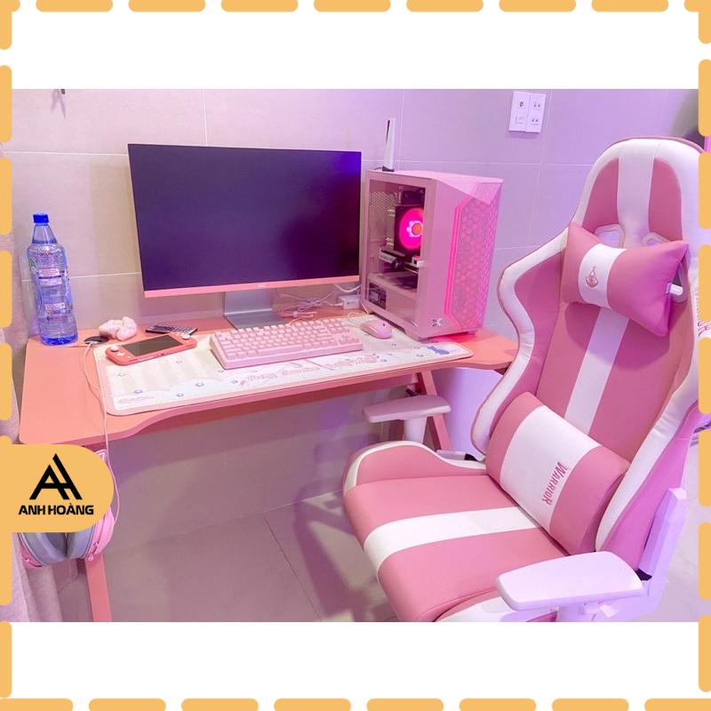 Bàn Gaming FDW màu hường mới, bảo hành 24 tháng