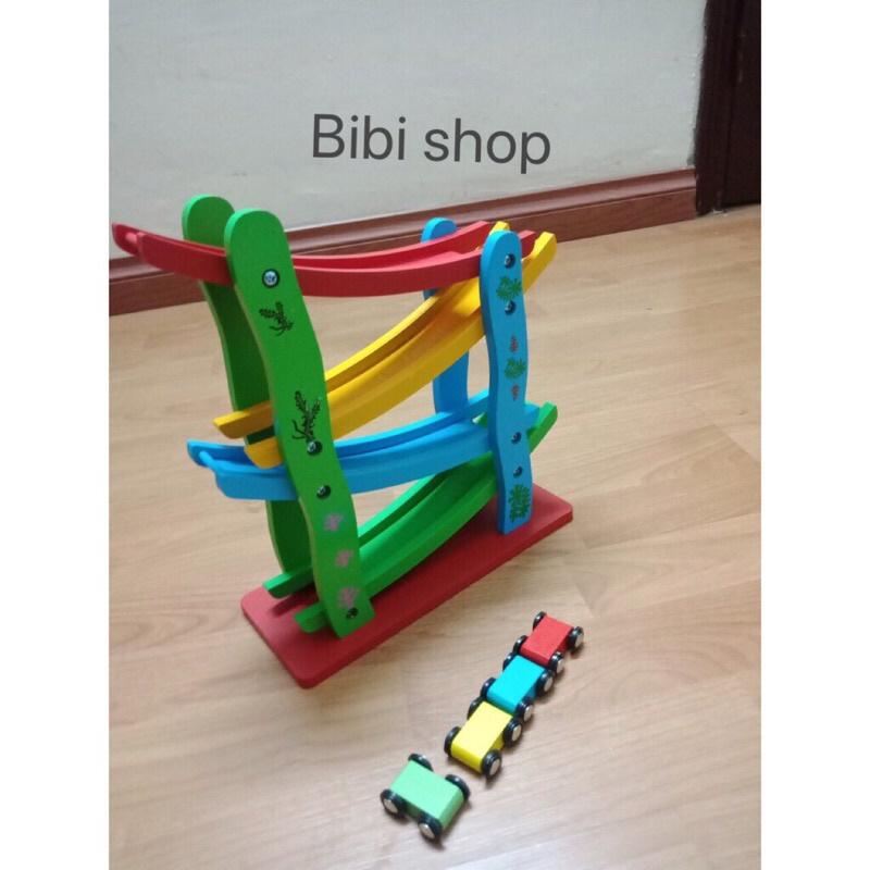 Bộ xe cầu trượt 4 tầng cho bé