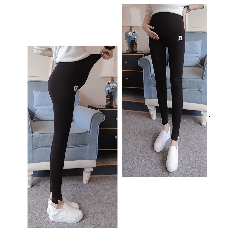 Quần bầu Legging Mèo chất liệu cotton pha thun co giãn tối đa vô cùng mềm mại và êm ái