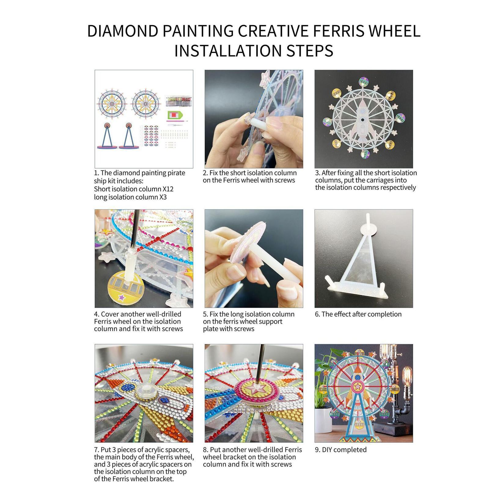 5D Ornament Diamond Drawing for Desktop Decor