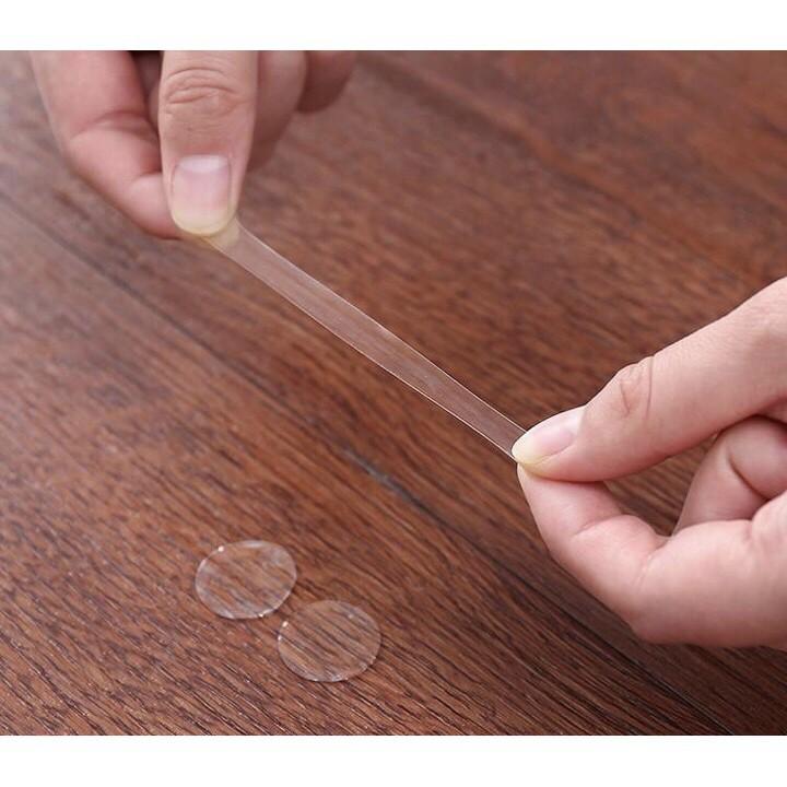 Combo 10 miếng dán 2 mặt hình tròn