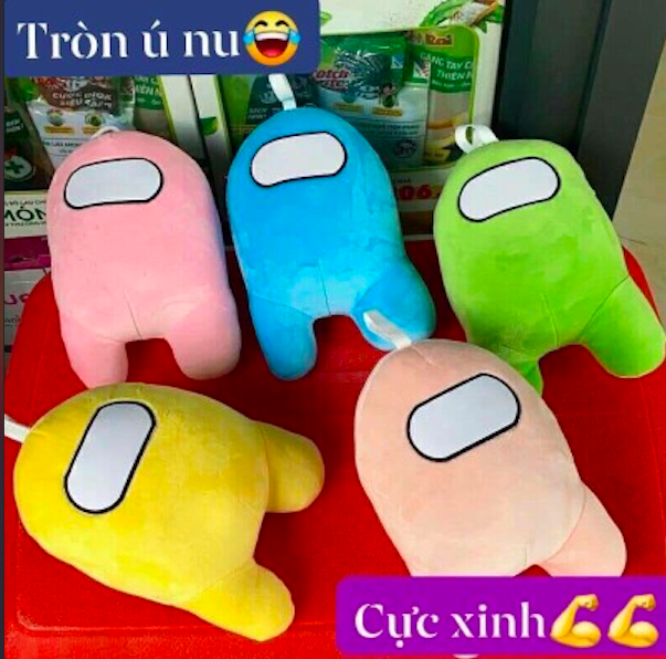 Gấu Bông AMONG US Dễ Thương Lông Mịn Đẹp