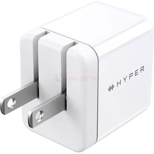 Cốc sạc HyperJuice GaN II Dual USB-C PPS 33W/PD 35W HJG35NA - Hàng chính hãng